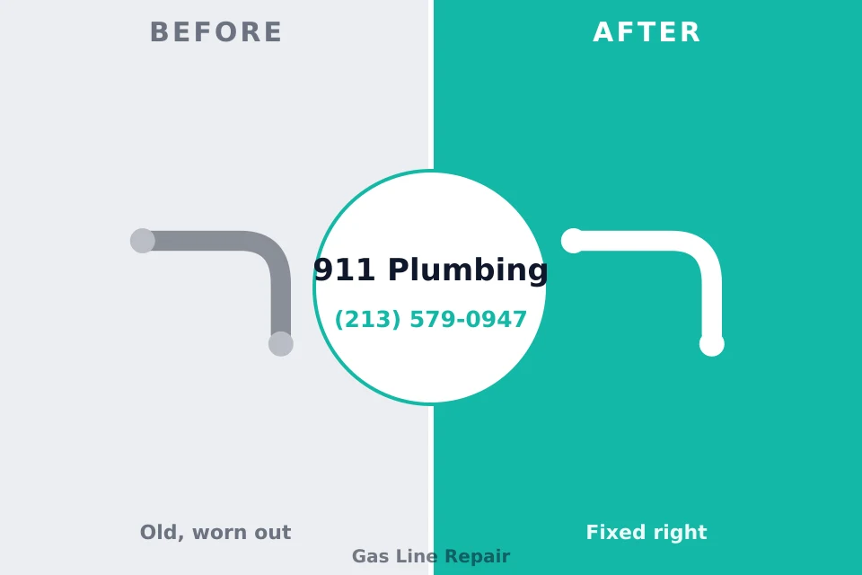 Before and after: plumbing repair Frostburg, MD